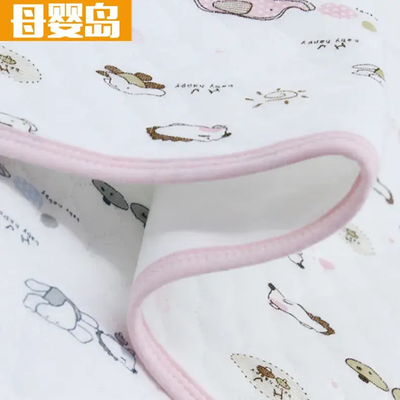 Three-Layer Cotton Baby Diaper Pad Waterproof Washable - Image 3