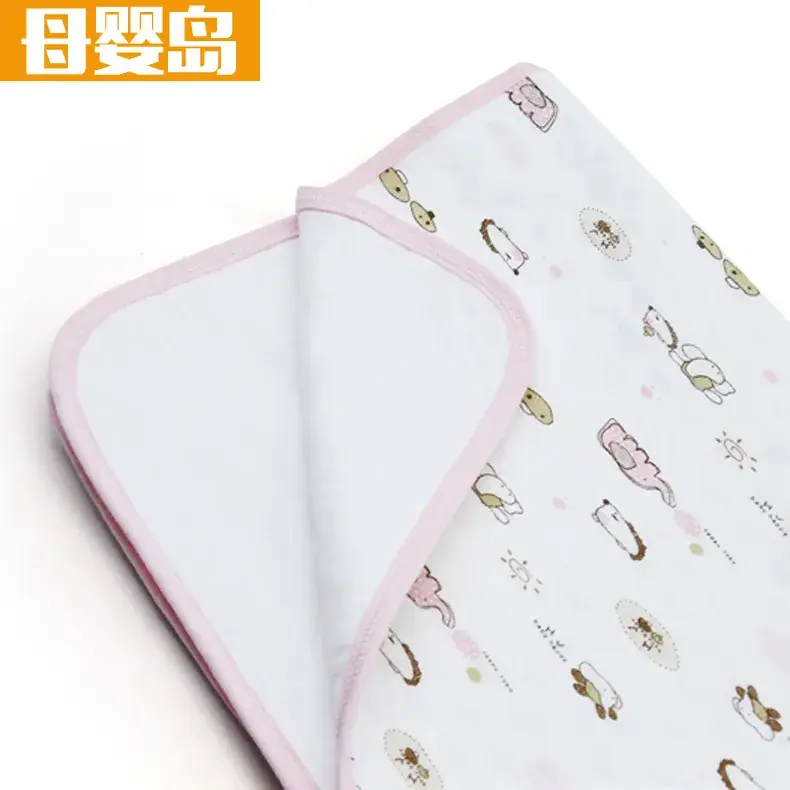 Three-Layer Cotton Baby Diaper Pad Waterproof Washable - Image 5