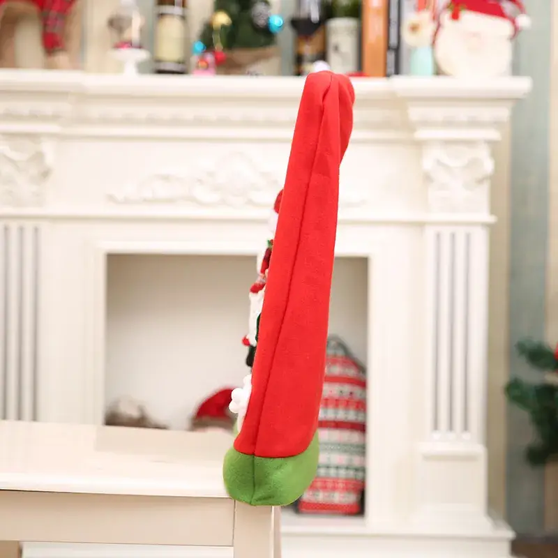 Christmas Ski Chair Covers Red Green Decorative Covers - Image 7