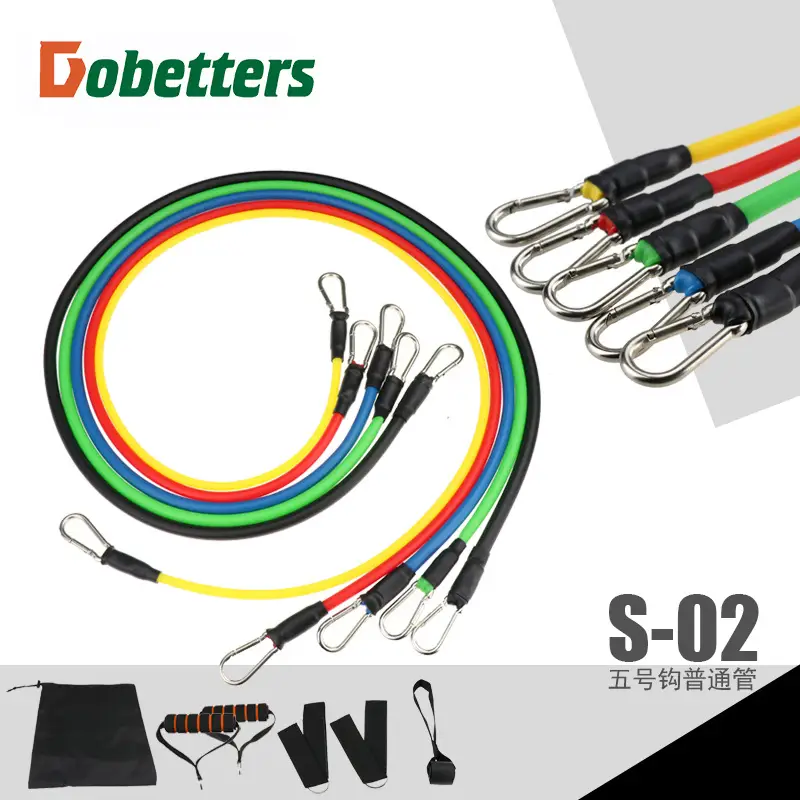 Muscle training belt 11 piece fitness puller pull rope pull rope kit puller kit wholesale