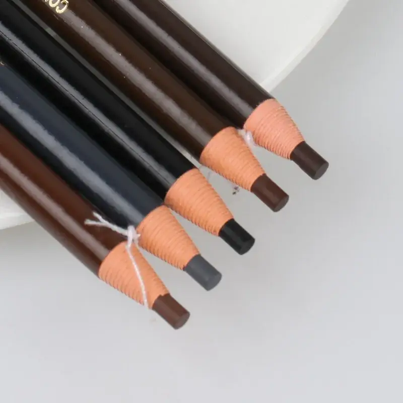 Heng Silk Pull Line Eyebrow Pencil Curry Gray Waterproof - Image 9