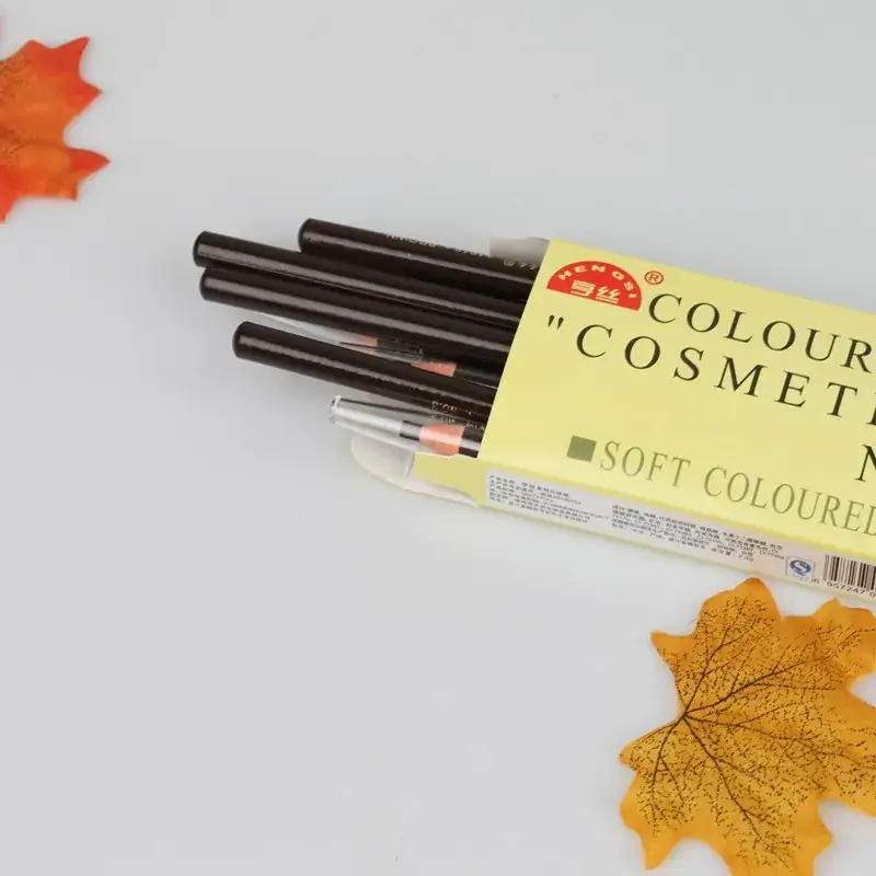 Heng Silk Pull Line Eyebrow Pencil Curry Gray Waterproof - Image 10