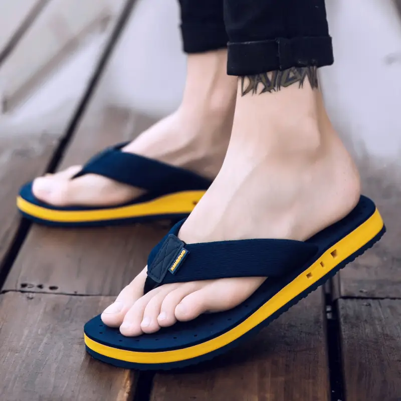 Men Cross Border Flip Flops Red Sole Open Toe Summer