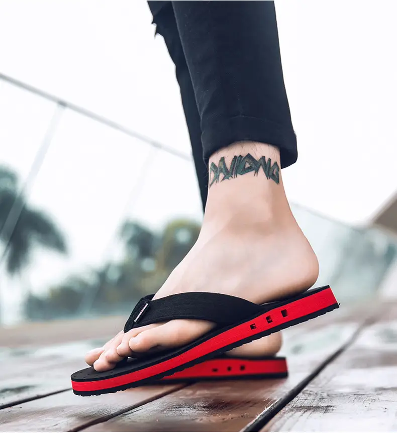 Men Cross Border Flip Flops Red Sole Open Toe Summer — feature 16