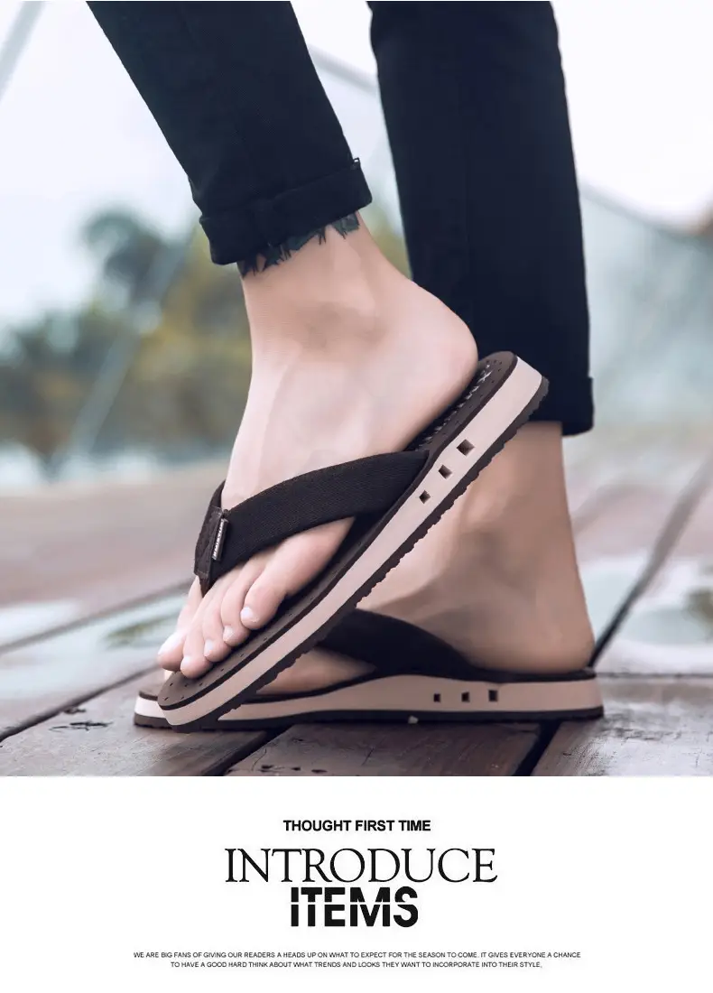 Men Cross Border Flip Flops Red Sole Open Toe Summer — feature 19