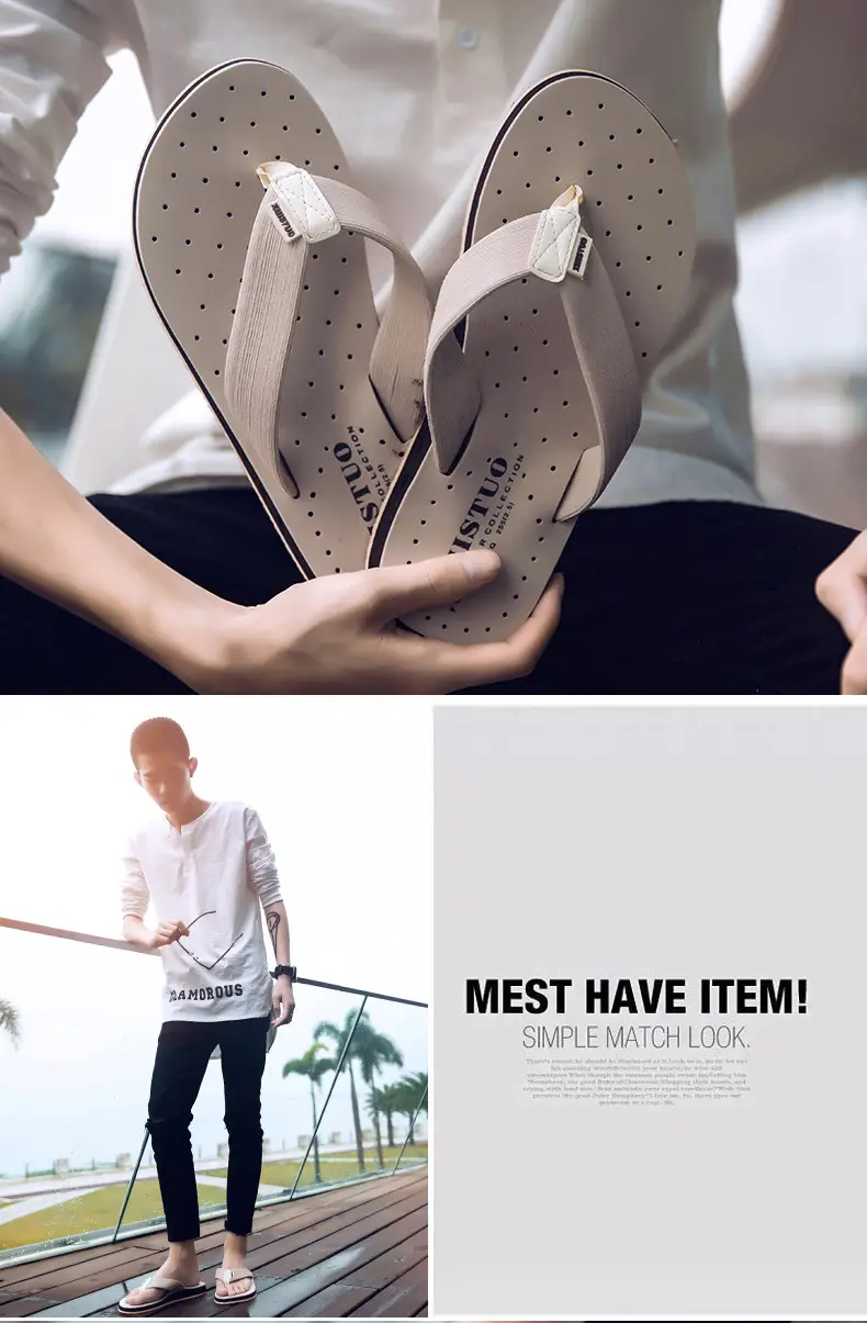 Men Cross Border Flip Flops Red Sole Open Toe Summer — feature 20