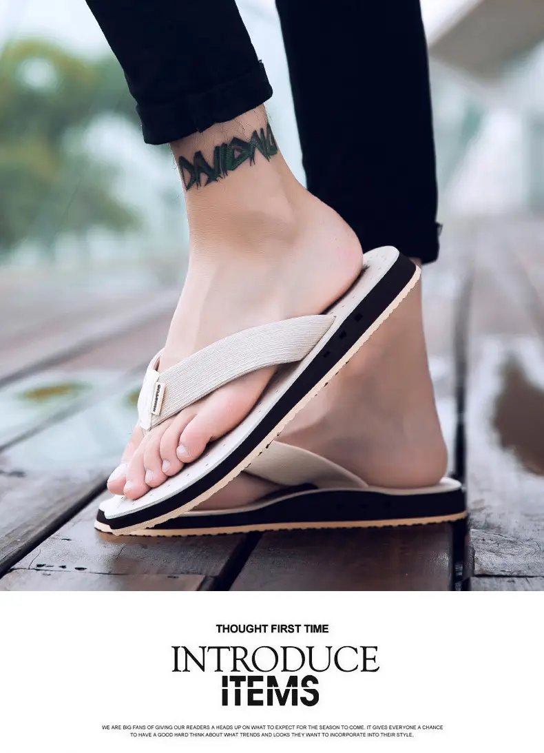 Men Cross Border Flip Flops Red Sole Open Toe Summer — feature 22