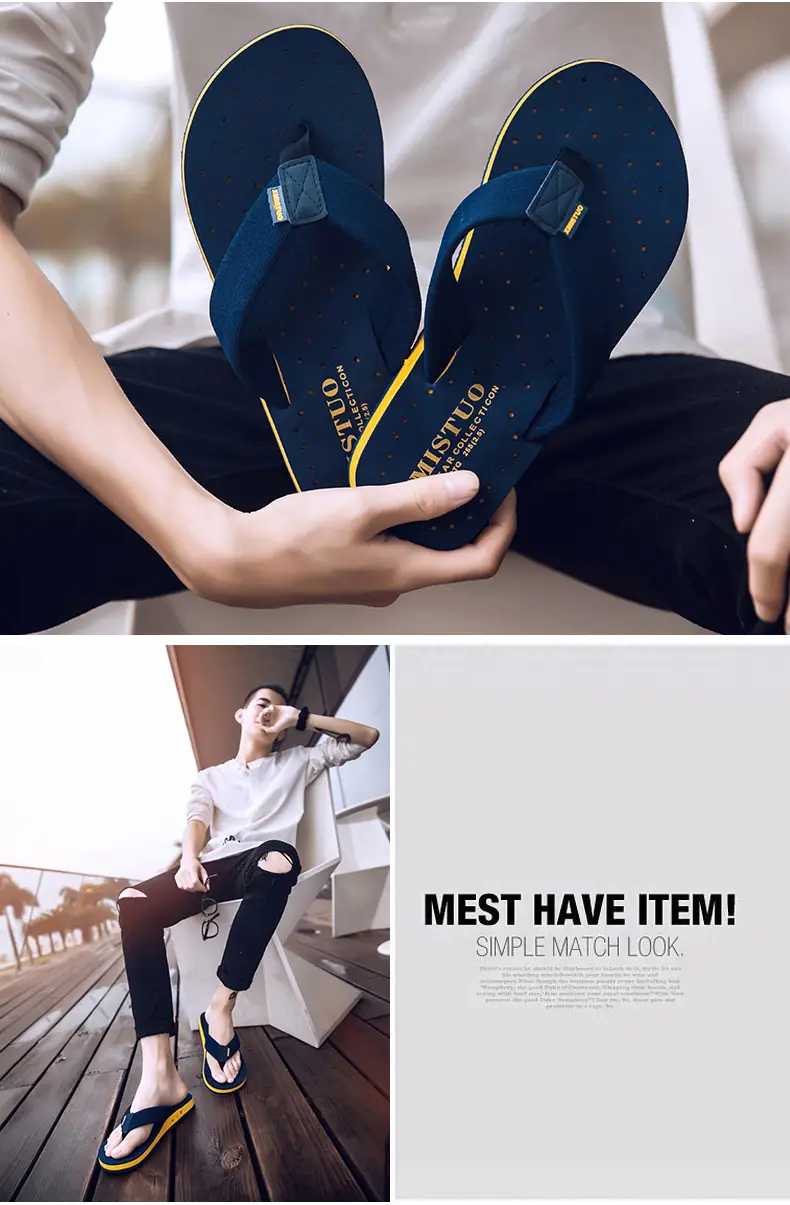 Men Cross Border Flip Flops Red Sole Open Toe Summer — feature 23
