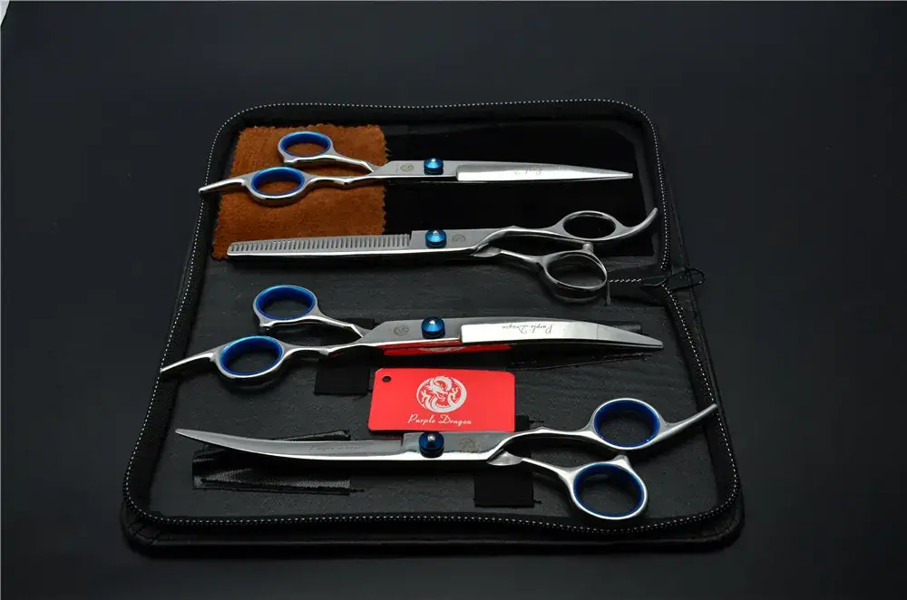 Zilong 4-Piece Silver Hair Scissors Set - Image 4