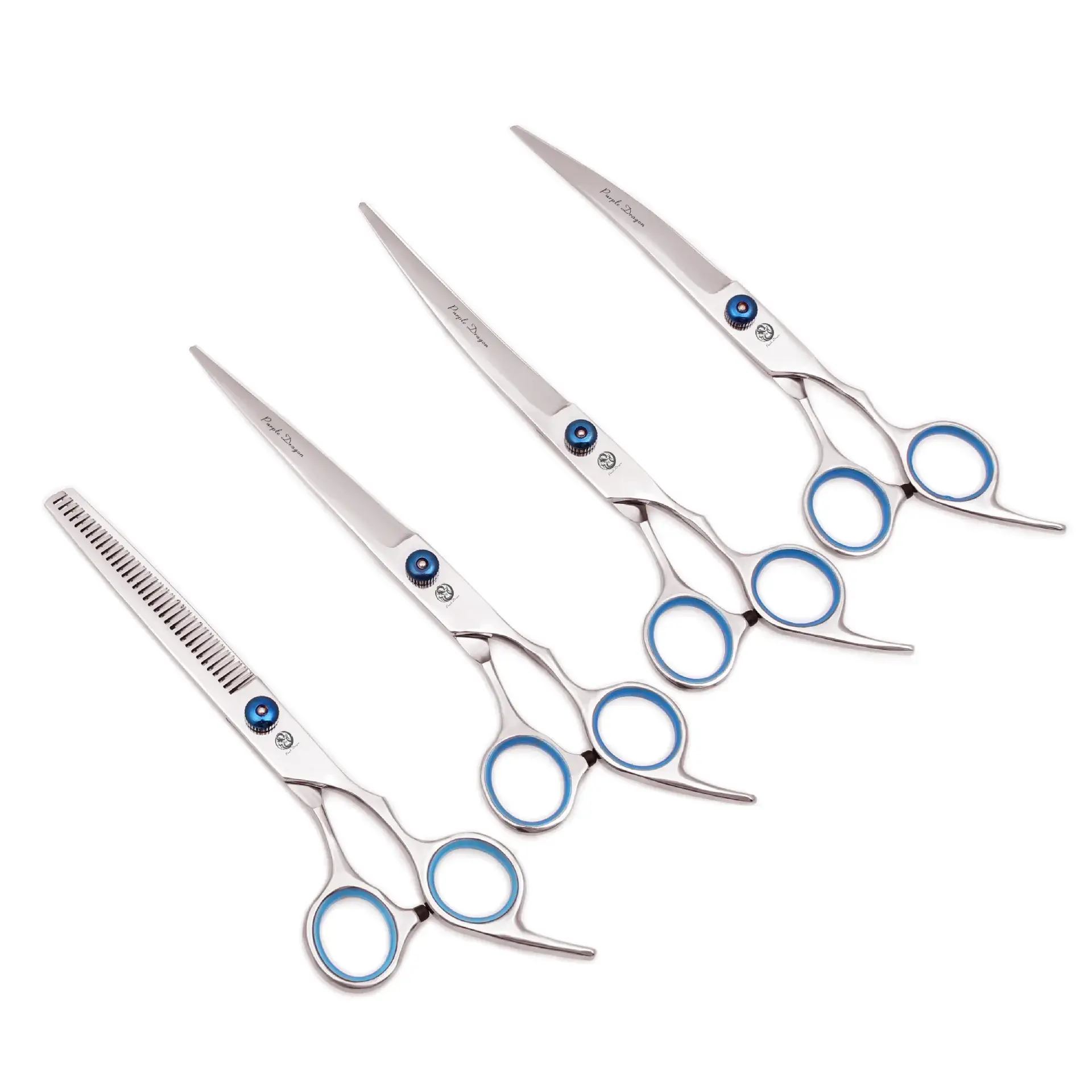 Zilong 4-Piece Silver Hair Scissors Set - Image 5
