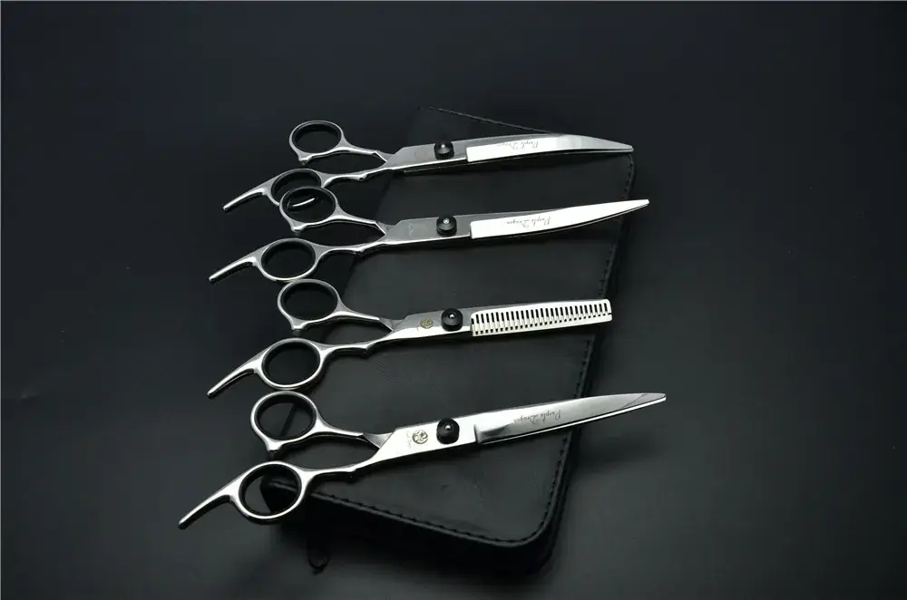 4-Piece Stainless Steel Hair Shear Set 7.0" - Image 3