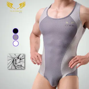 Men Blue Mesh Sports Pants Capri Length — feature 3