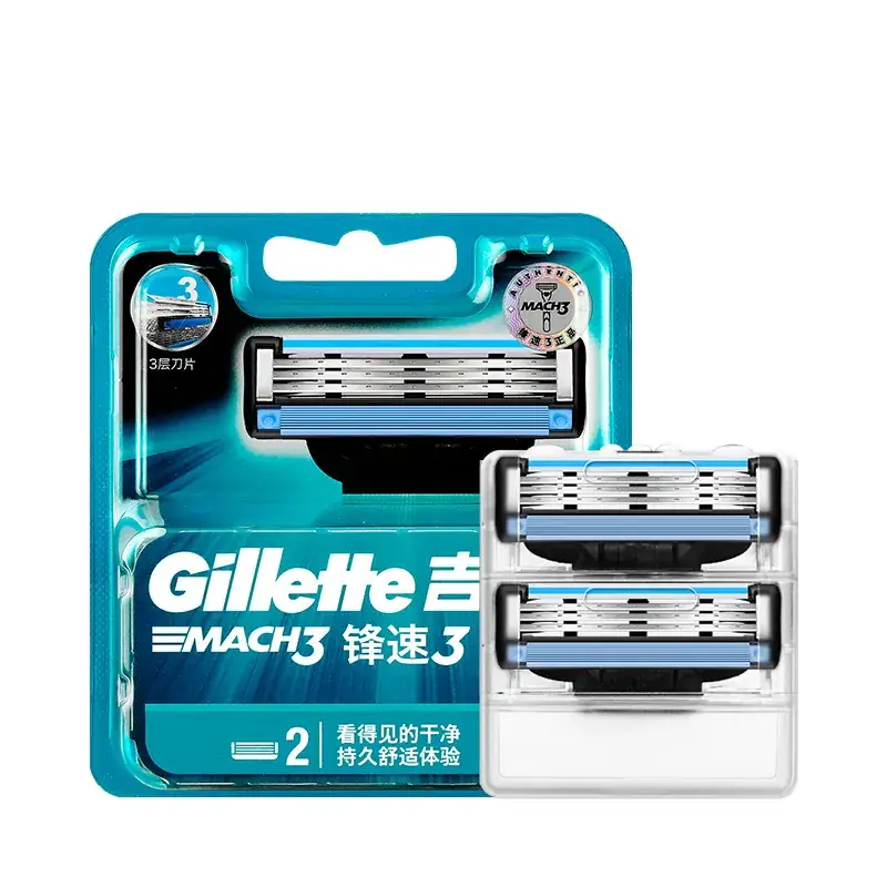 Gillette Mach 3 Front Speed 3 Blades 2 Blades Set - Image 3