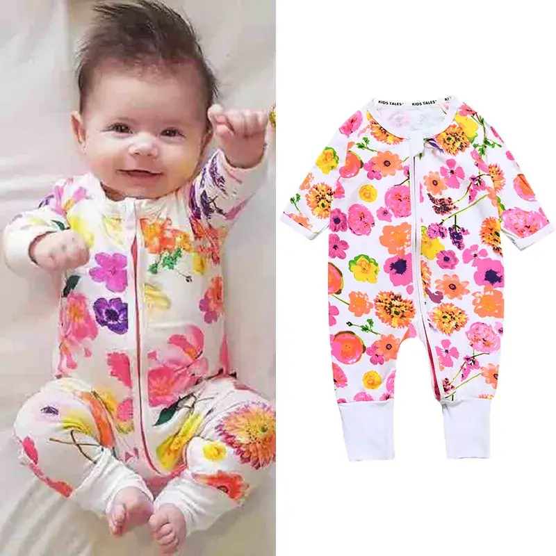 Baby Dinosaur Printed Jumpsuit Set for Newborns