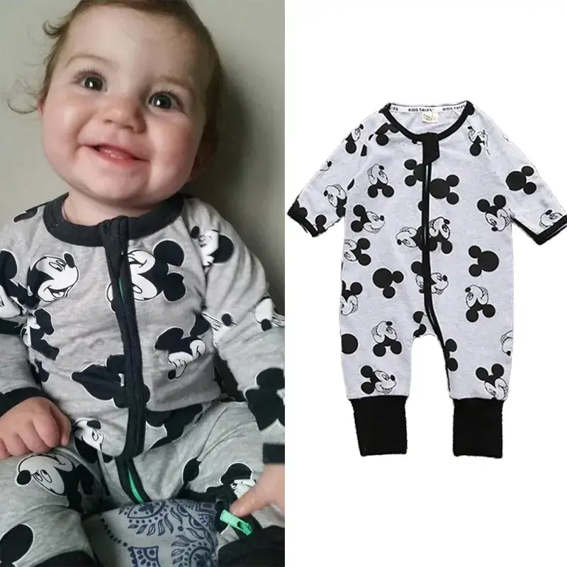 Baby Dinosaur Printed Jumpsuit Set for Newborns