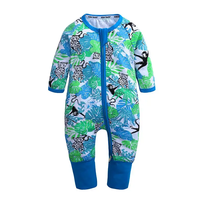 Baby Dinosaur Printed Jumpsuit Set for Newborns