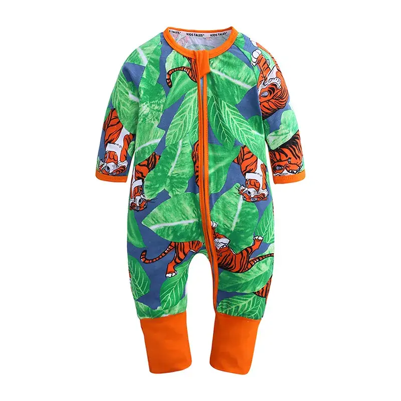 Baby Dinosaur Printed Jumpsuit Set for Newborns