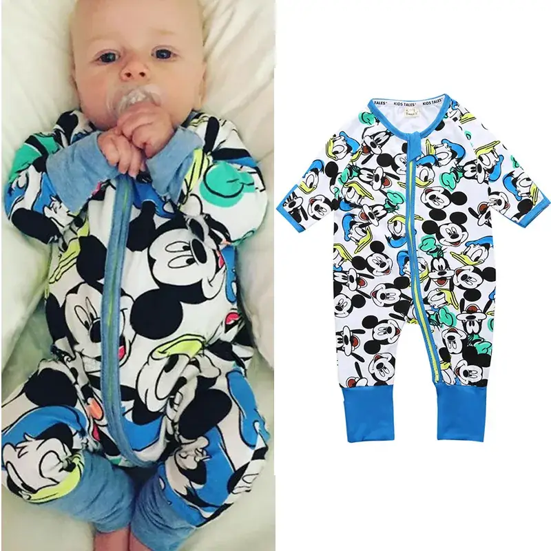 Baby Dinosaur Printed Jumpsuit Set for Newborns