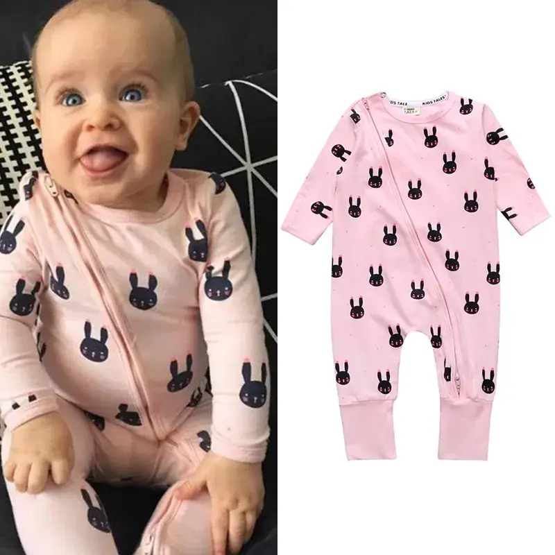 Baby Dinosaur Printed Jumpsuit Set for Newborns