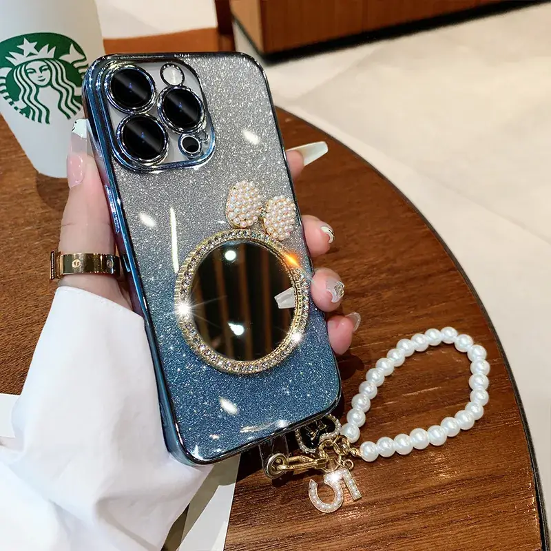 Trendy Glitter Mirror Phone Case for iPhone 16