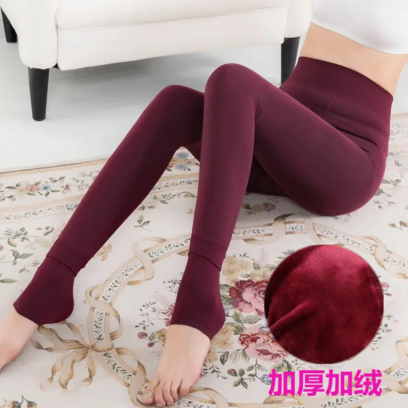 Women Velvet Leggings 300g Warm Winter Warm Pants