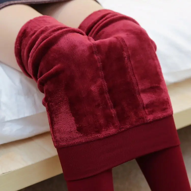 Women Velvet Leggings 300g Warm Winter Warm Pants