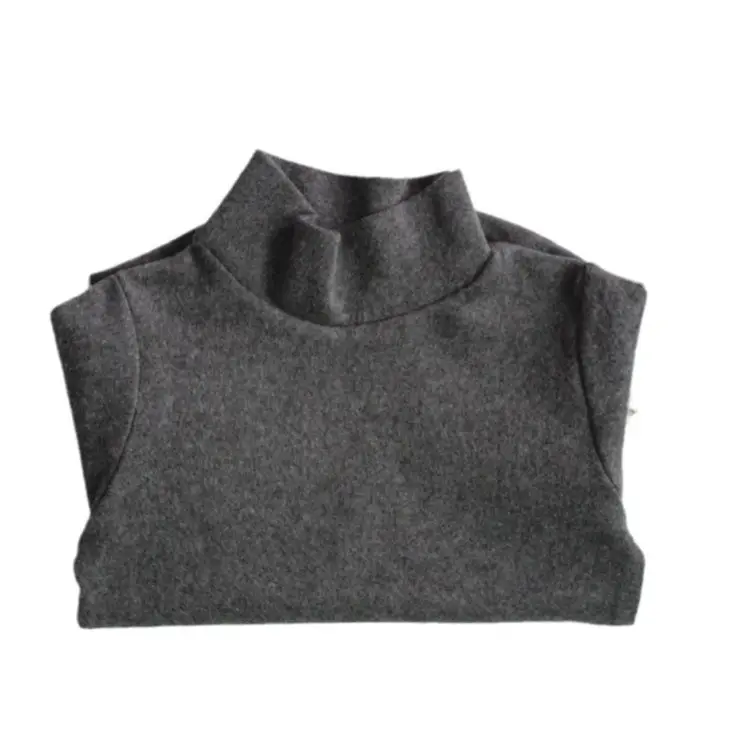 New Spring Boys T-Shirt Long Sleeve Solid High Neck - Image 13