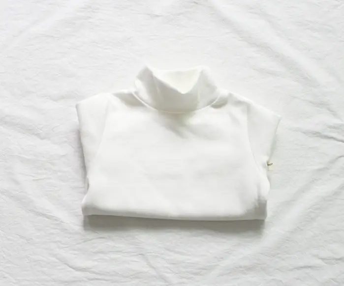 New Spring Boys T-Shirt Long Sleeve Solid High Neck - Image 6