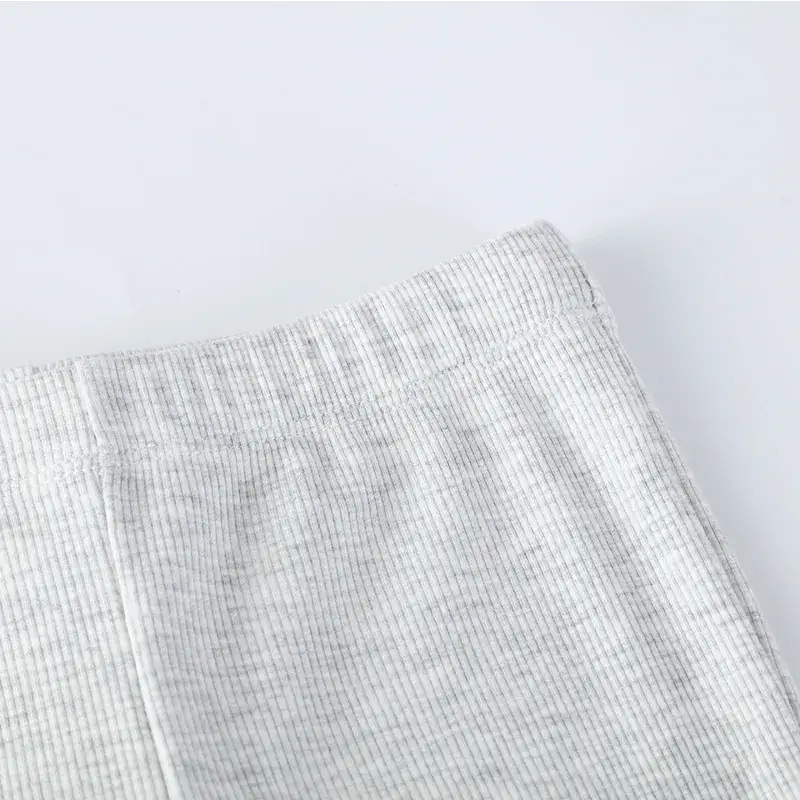 Girls' Crossbody Leggings Spring Autumn Lightweight Grey - Image 5