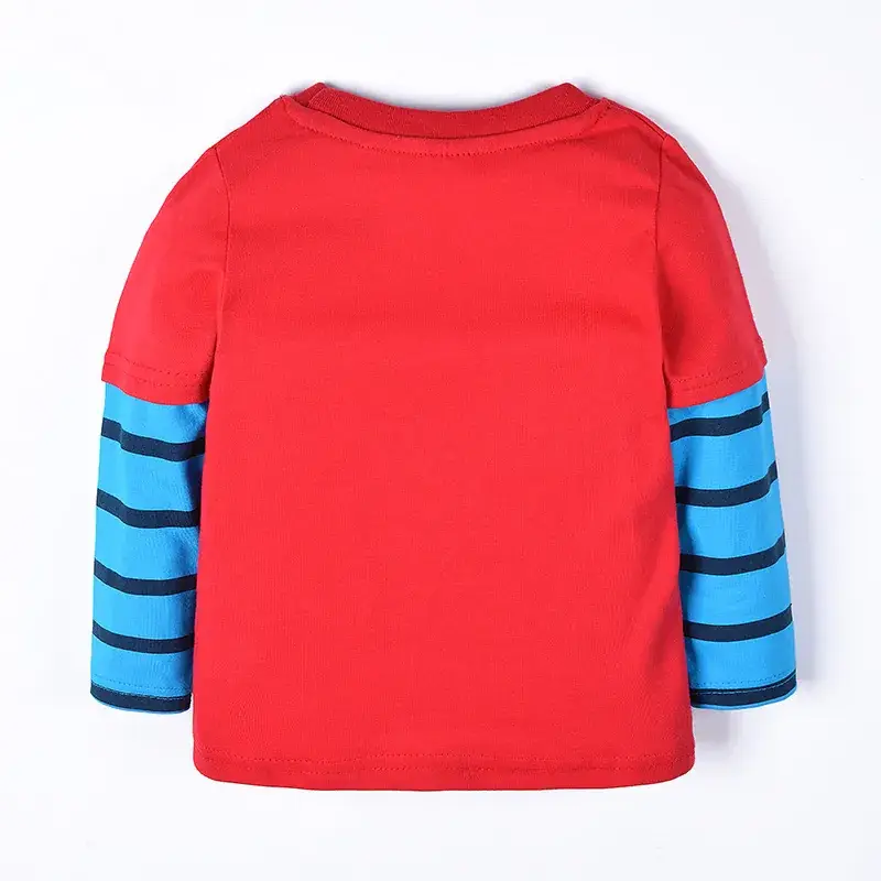 Red Long Sleeve T-Shirt for Girls Wholesale