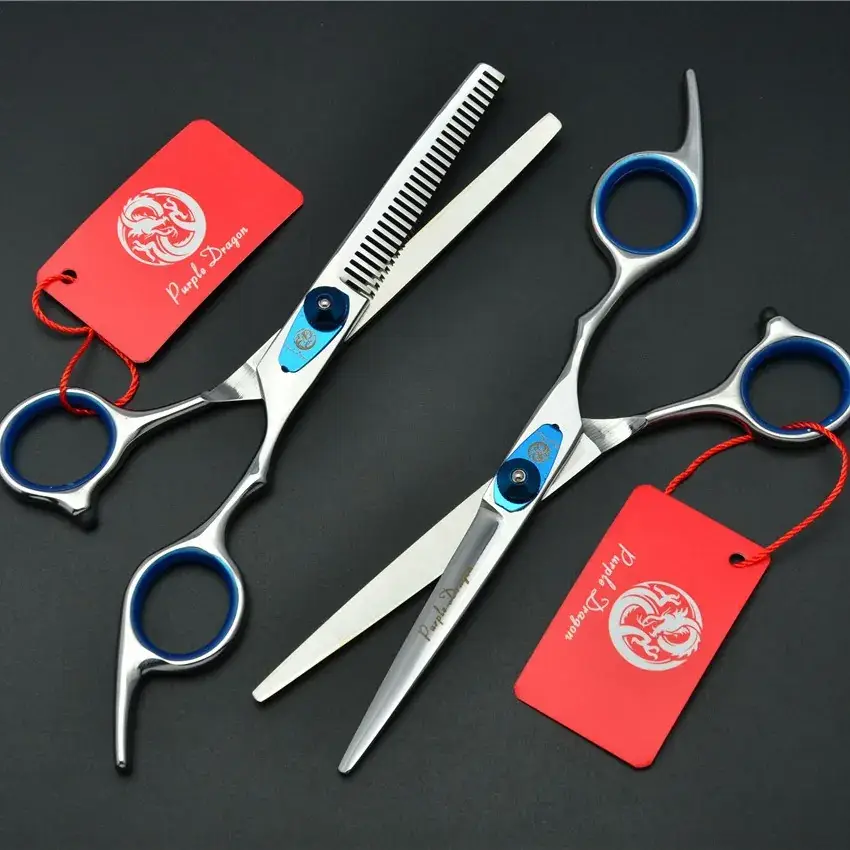 Zilong 6.0 inch Silver Hair Scissors Set