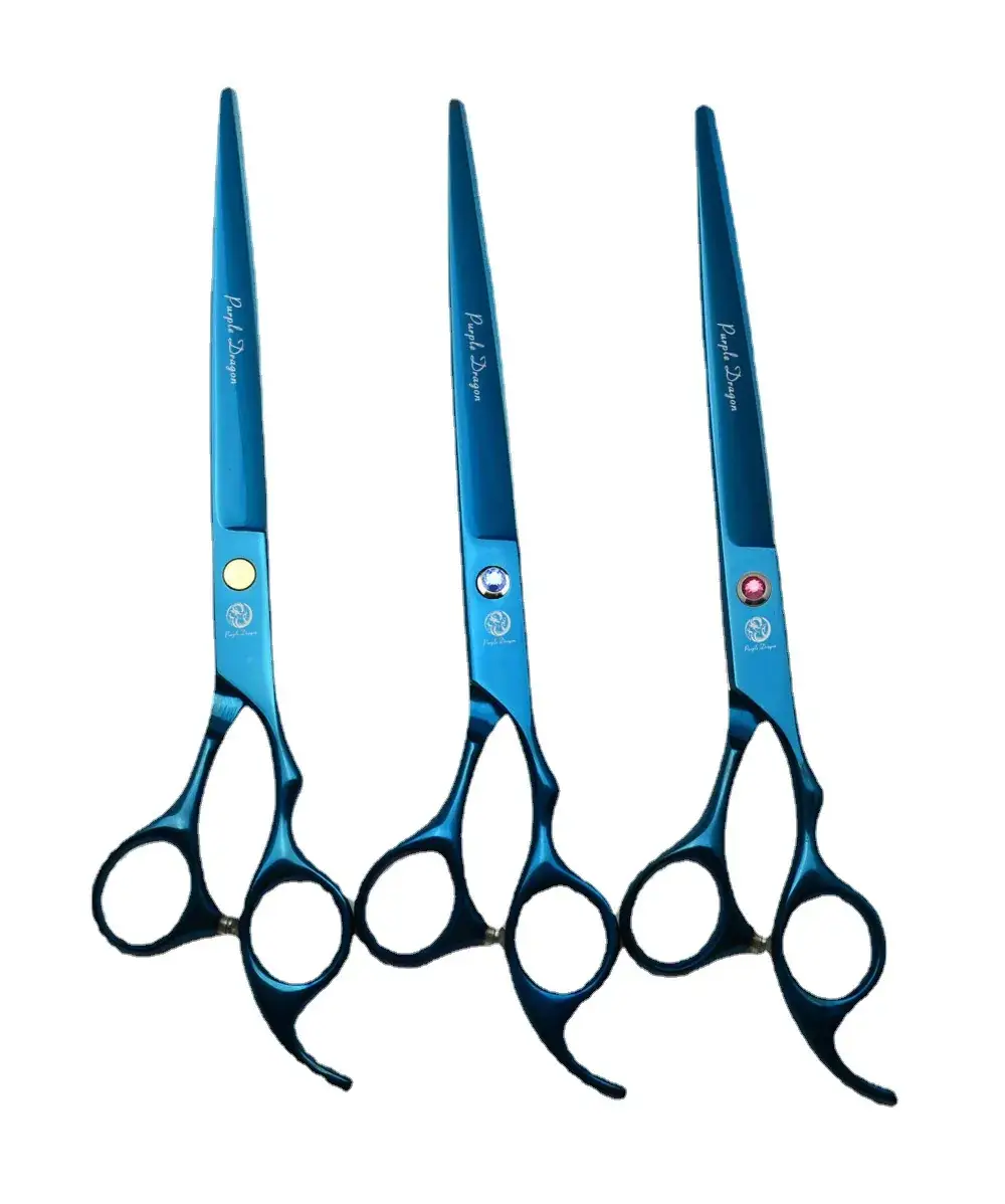 Blue 8.0 Inch VIP Hair Scissors for Big Dogs