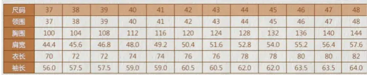 810-828新尺码