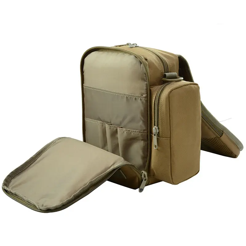 Army Green Waterproof Crossbody Bag for Men - Image 12