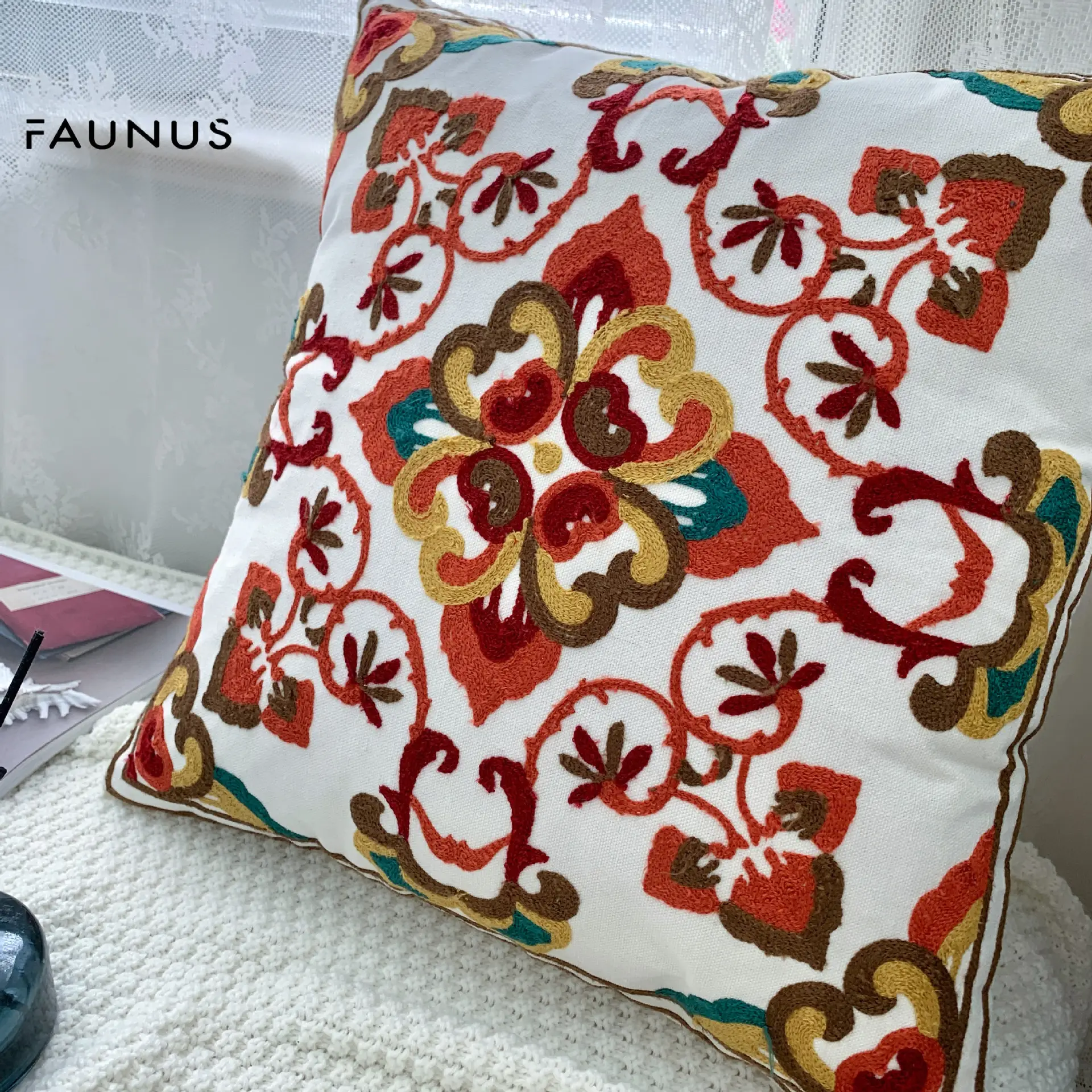Mixed Flower Cushion Covers for Home Decor - Image 12