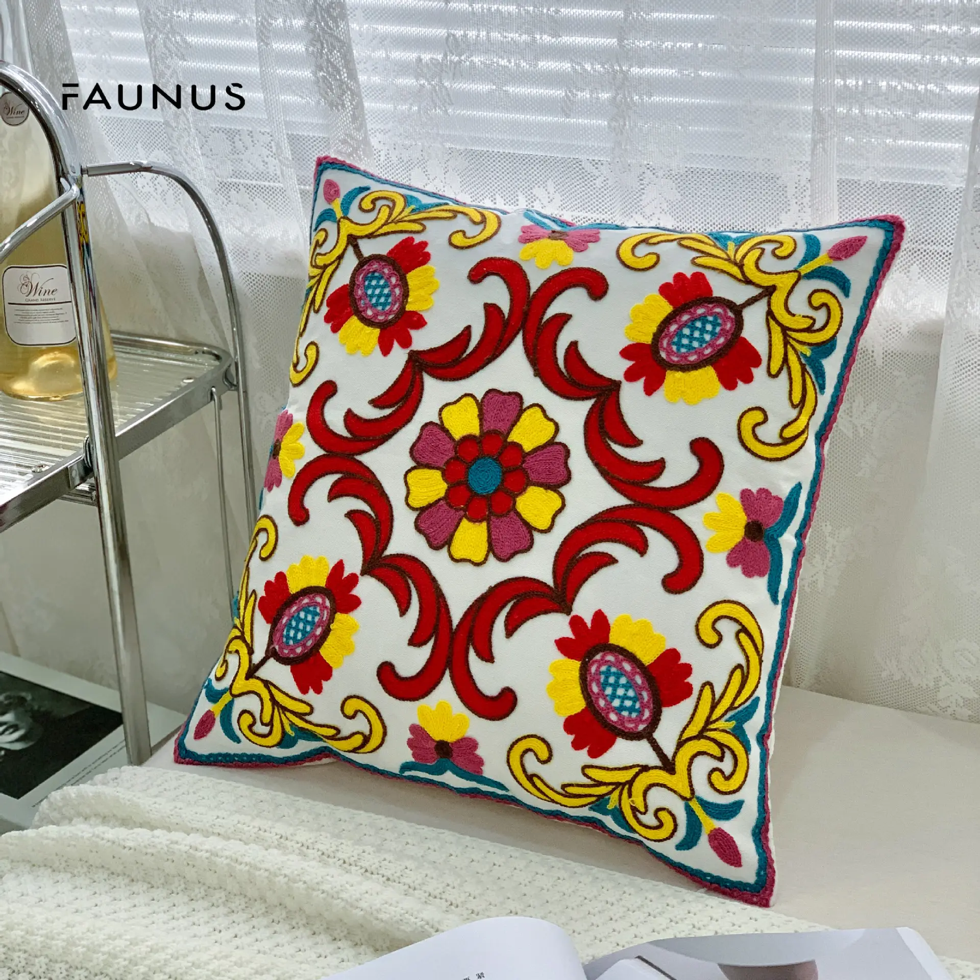 Mixed Flower Cushion Covers for Home Decor - Image 17