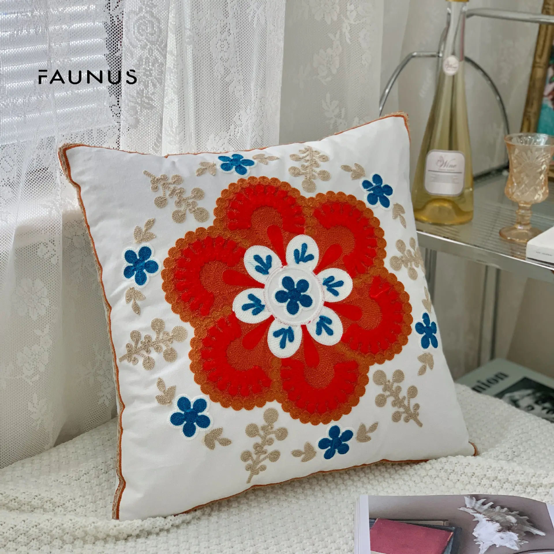 Mixed Flower Cushion Covers for Home Decor - Image 2