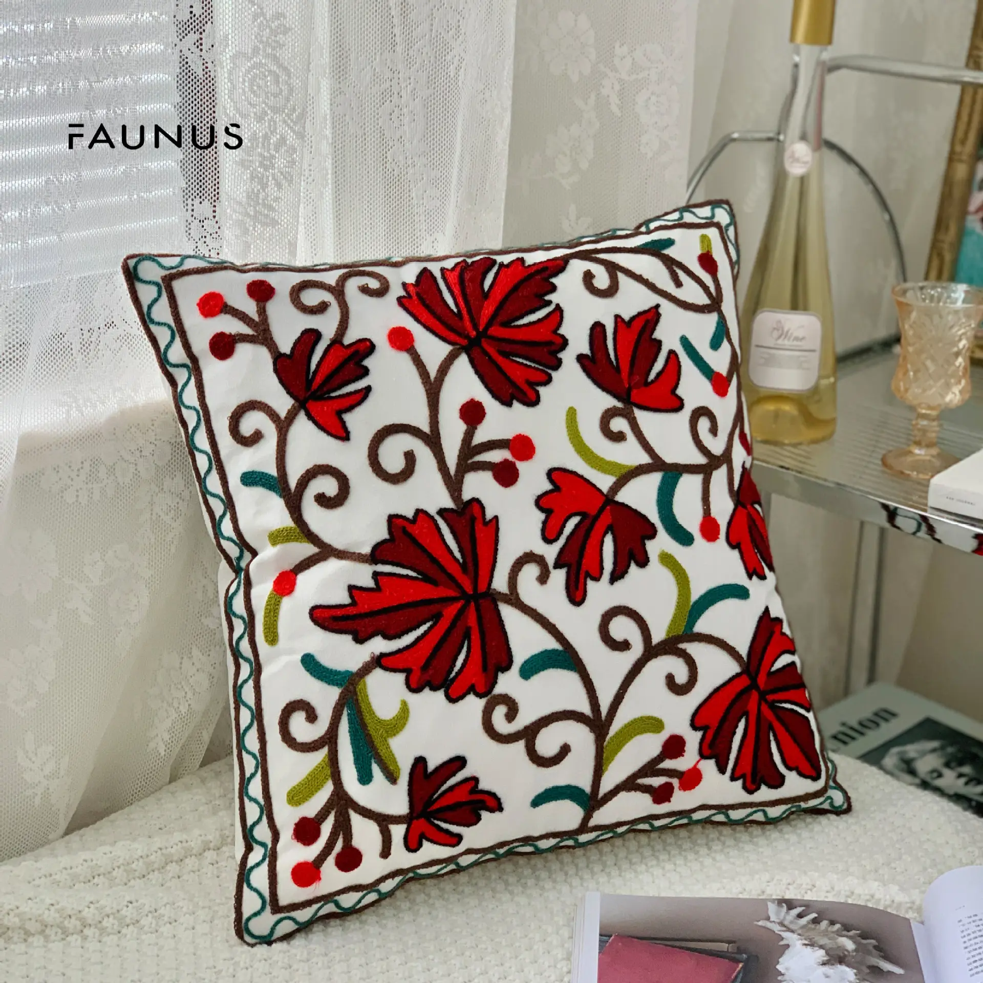 Mixed Flower Cushion Covers for Home Decor - Image 4