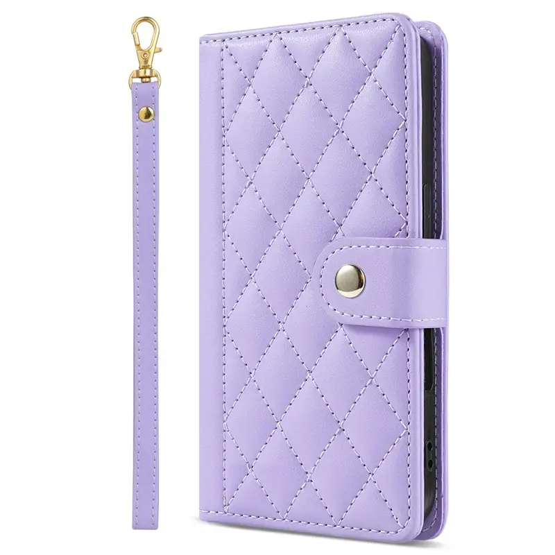 Pink Quilted Leather Phone Case for iPhone 17 - Image 3