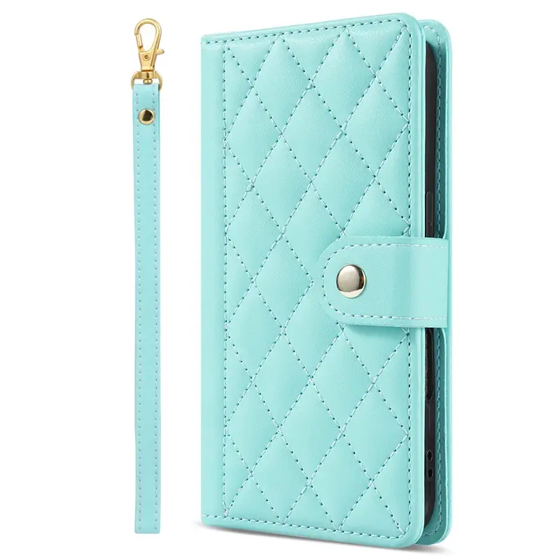 Pink Quilted Leather Phone Case for iPhone 17 - Image 5