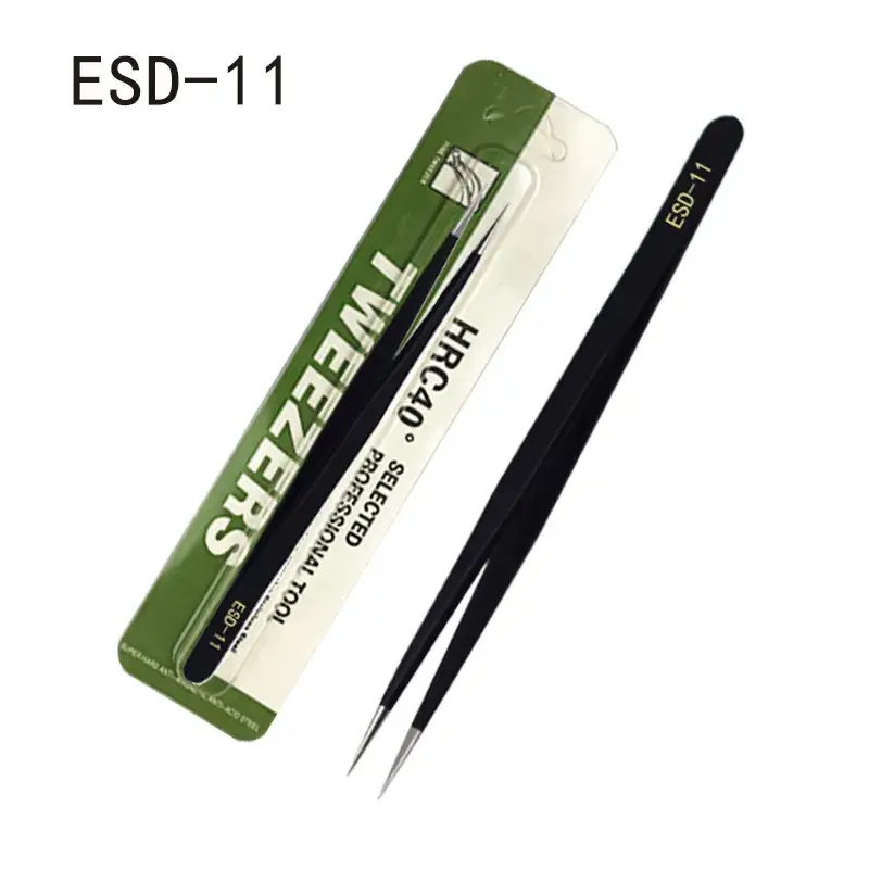 1.5mm Stainless Steel Tweezers Anti-static Repair Tools - Image 10