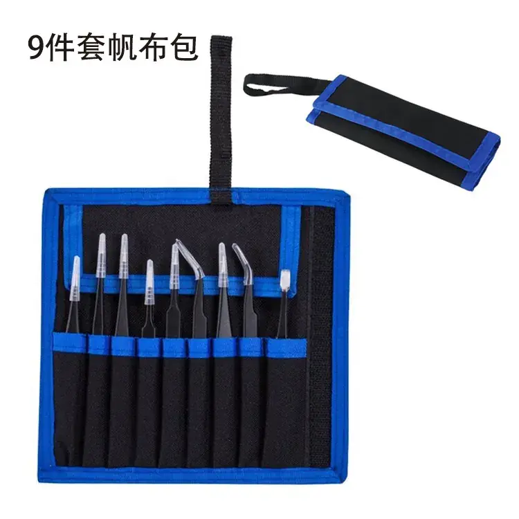 1.5mm Stainless Steel Tweezers Anti-static Repair Tools - Image 17
