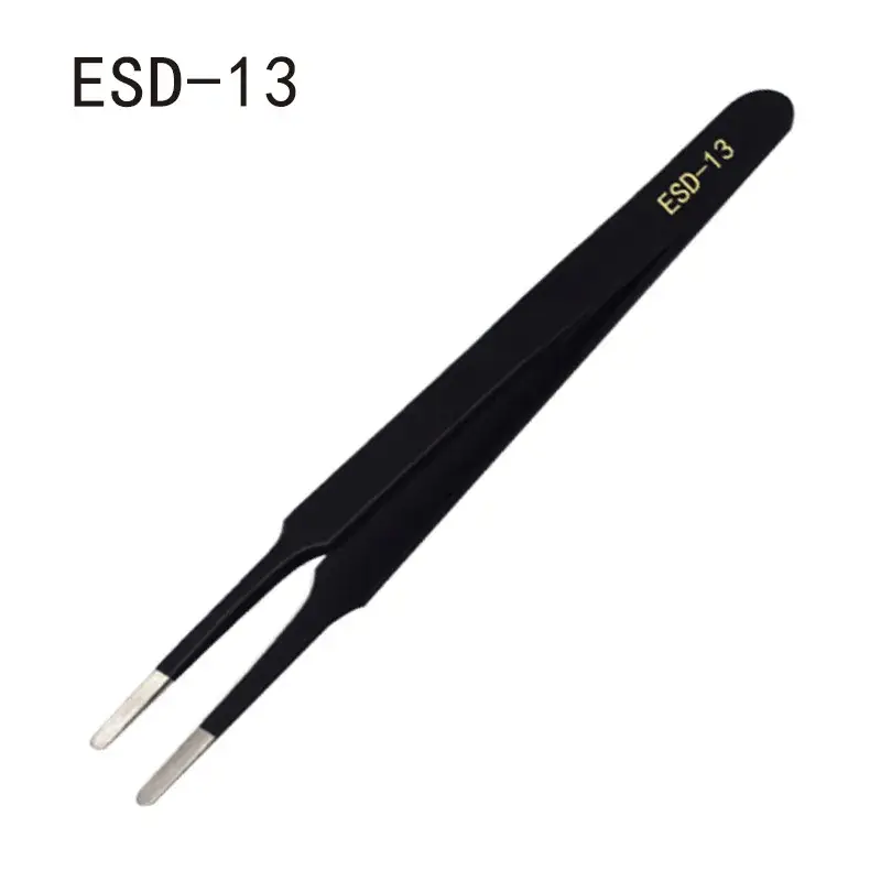 1.5mm Stainless Steel Tweezers Anti-static Repair Tools - Image 4
