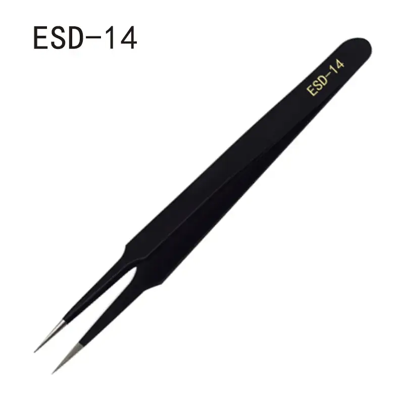 1.5mm Stainless Steel Tweezers Anti-static Repair Tools - Image 5