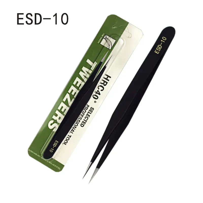 1.5mm Stainless Steel Tweezers Anti-static Repair Tools - Image 9