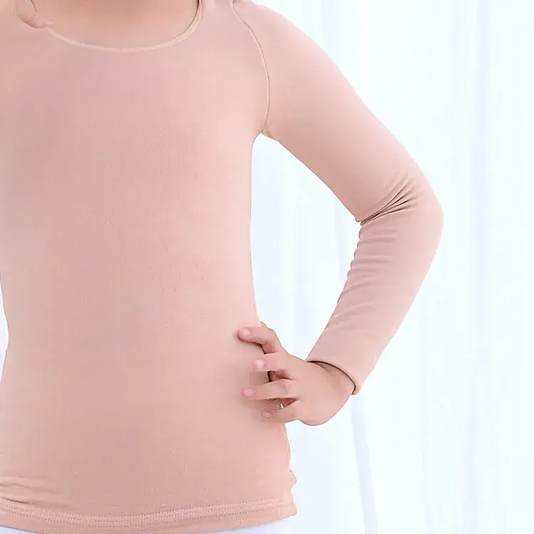 Autumn Winter Fleece Lined Kids Top Skin Tone - Image 17
