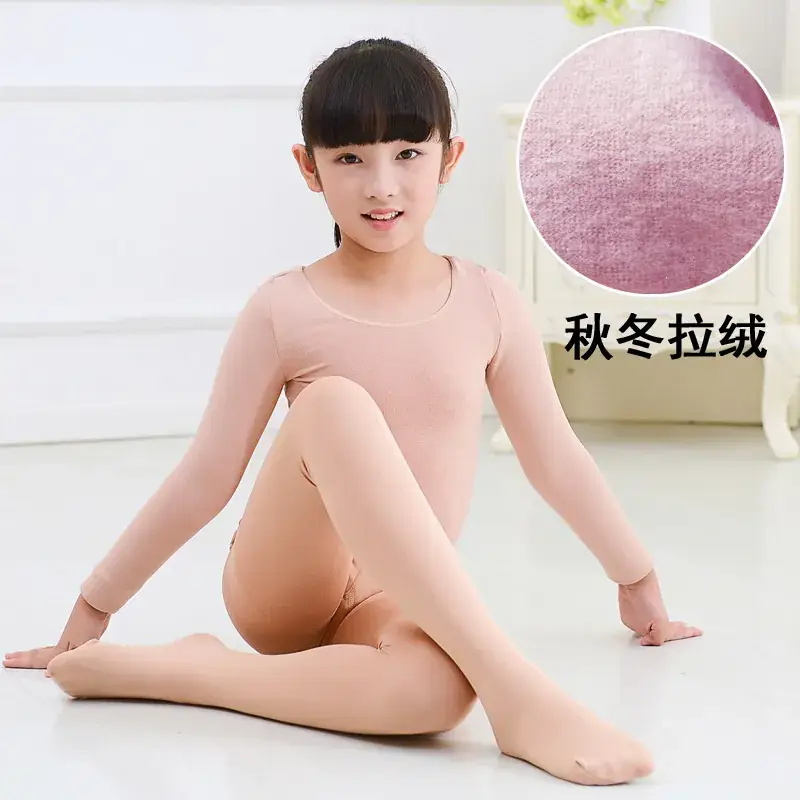 Autumn Winter Fleece Lined Kids Top Skin Tone - Image 2