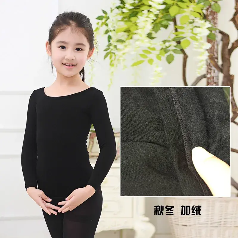 Autumn Winter Fleece Lined Kids Top Skin Tone - Image 6