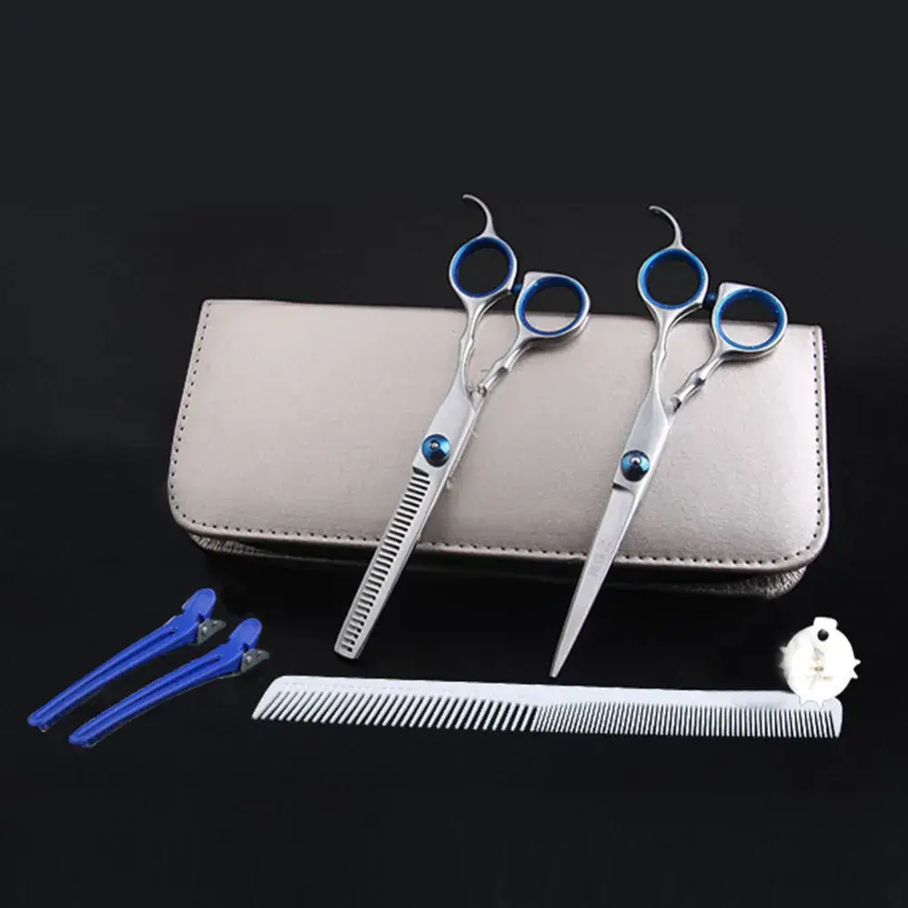 6 Inch Colorful Hair Thinning Scissors Salon Use - Image 3