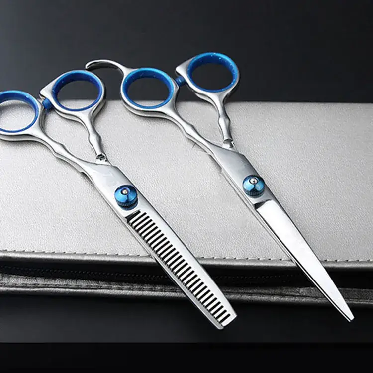 6 Inch Colorful Hair Thinning Scissors Salon Use — feature 14